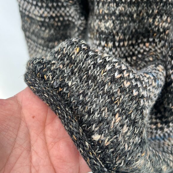 Vintage Prime Elements knit grandpa sweater oversized striped wool blend cozy XL - Picture 3 of 10